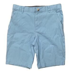 Boys Light Blue Cotton Chino Shorts Size 10 NEW
